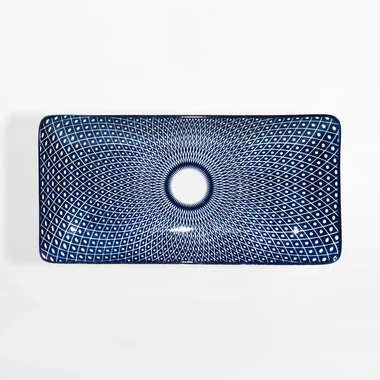 Obdélníkový talíř ROSETTE 25x12 cm