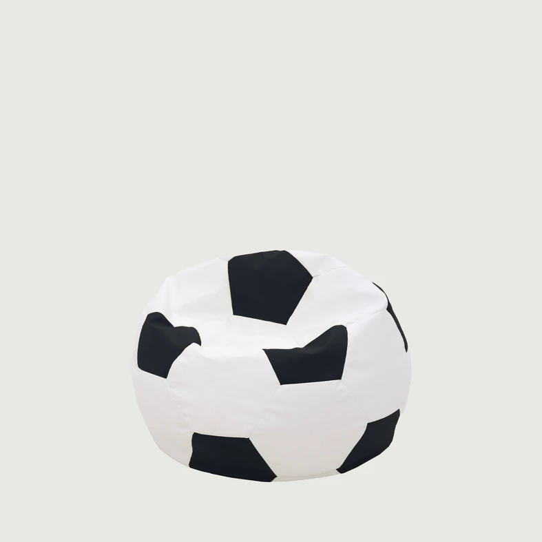 Sedací vak SPORT M bílo-černý