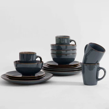 Jídelní souprava MODAR BLUE, 16 dílů