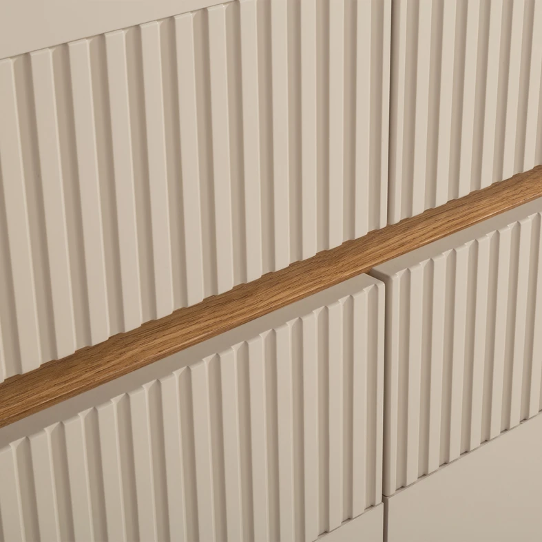 Komoda s osvětlením OAK SQUERE 95,3 cm