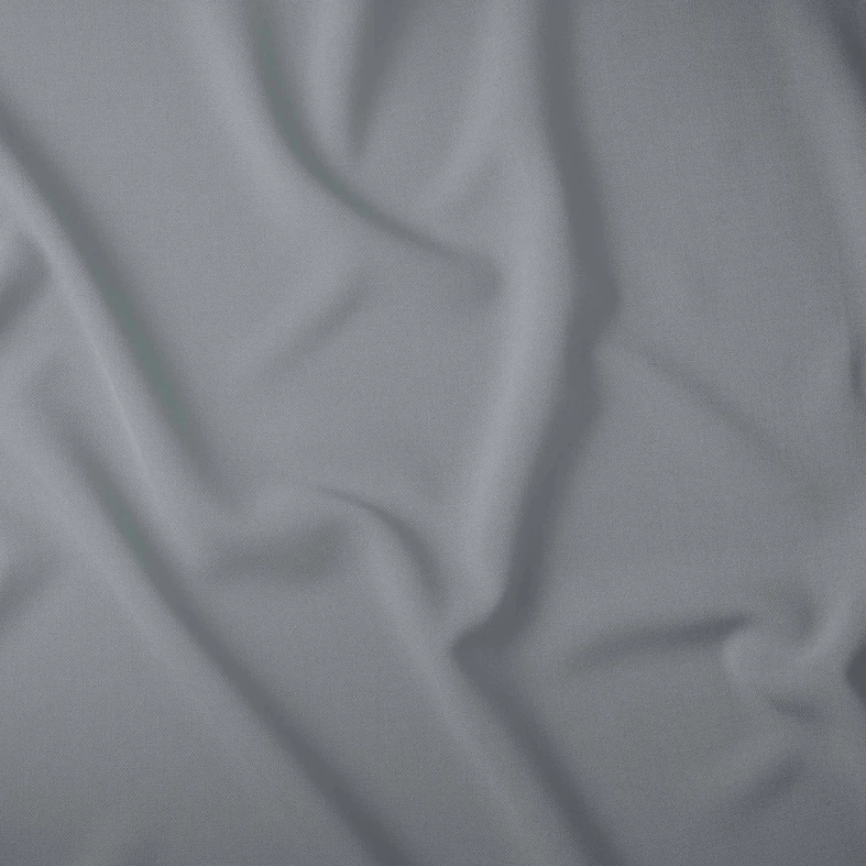 Šedé saténové prostěradlo s gumou PURE 140x200 cm
