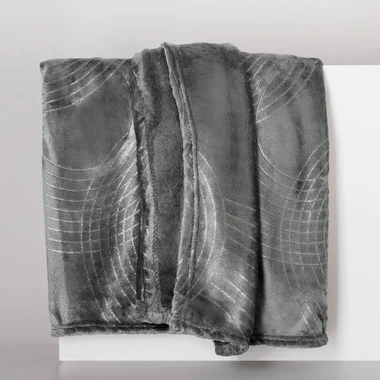 Šedá deka CHEVAL 130x160 cm