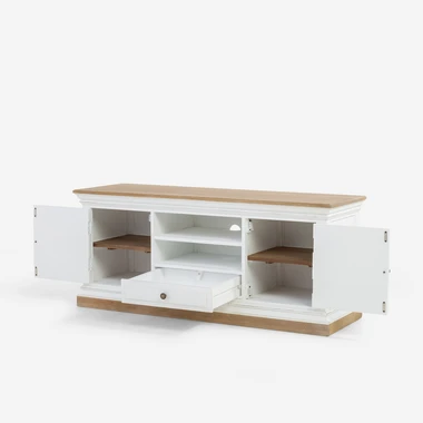 Rustikální TV stolek starý ořech ALVERA