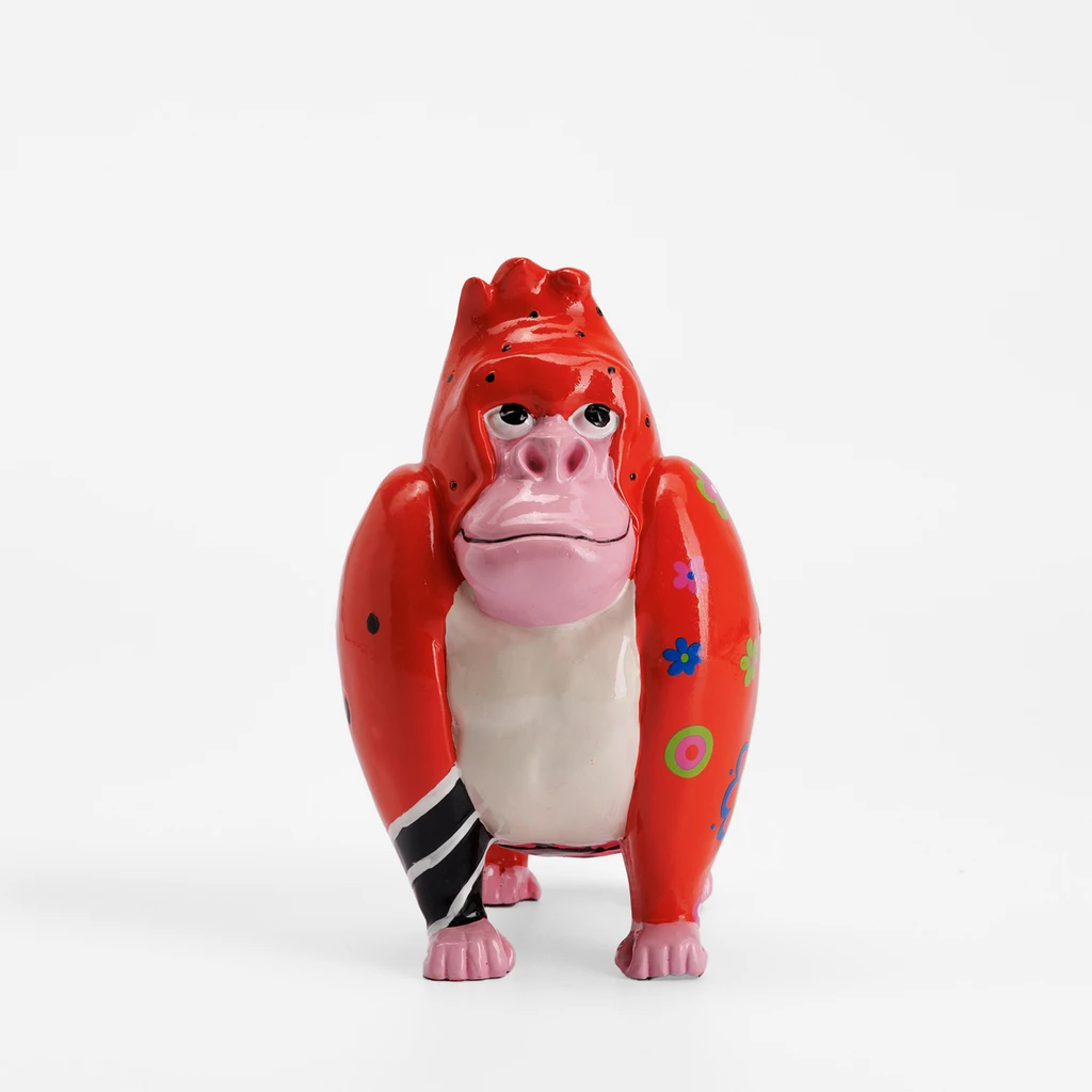 Dekorativní patchworková figurka GORILA