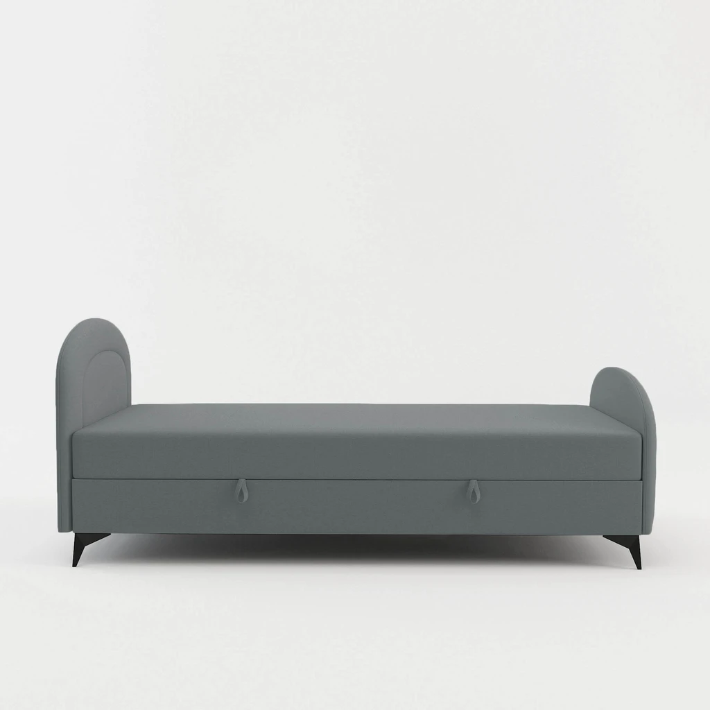Šedá studentská válenda PING 90x200 cm