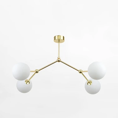 Zlaté stropní svítidlo koule FAIRY IV