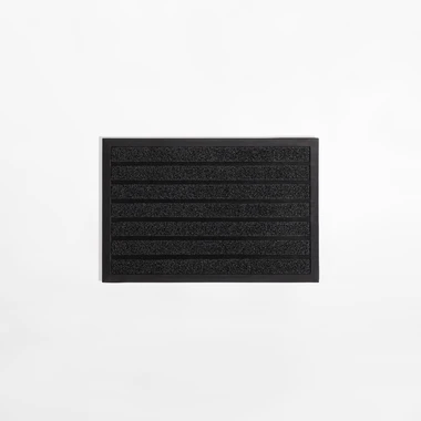Rohožka na boty JOHN, šedo-černá, 40x60 cm