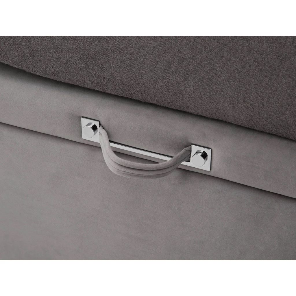 Postel boxspring s prošívaným čelem DAPHNE 160x200 cm