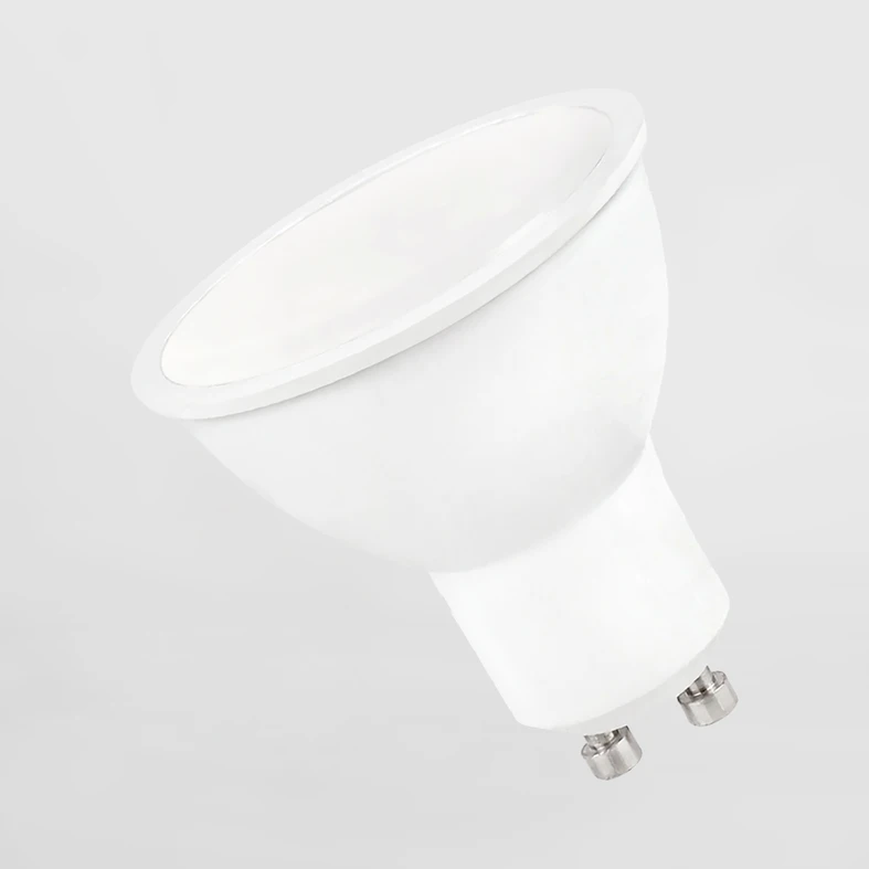 Żarówka SPECTRUM LED GU10 o neutralnej barwie i mocy 10W.