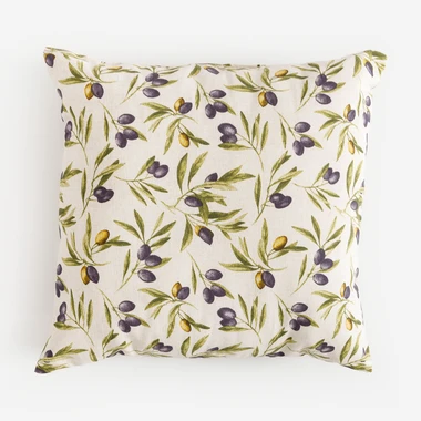 Dekorační polštář s olivami DALIA 45x45 cm