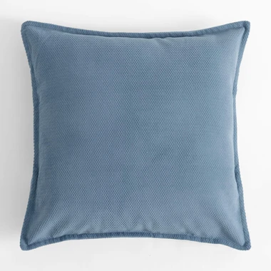 Modrý povlak na polštář TIMEO 45x45 cm