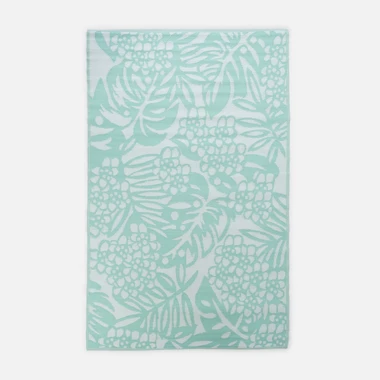 Mátový koberec s listy SUNSET 150x240 cm