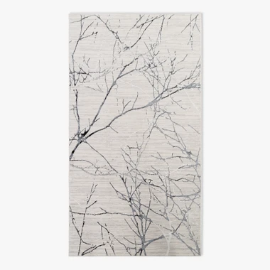 Šedo-krémový koberec SUNSET 80x150 cm