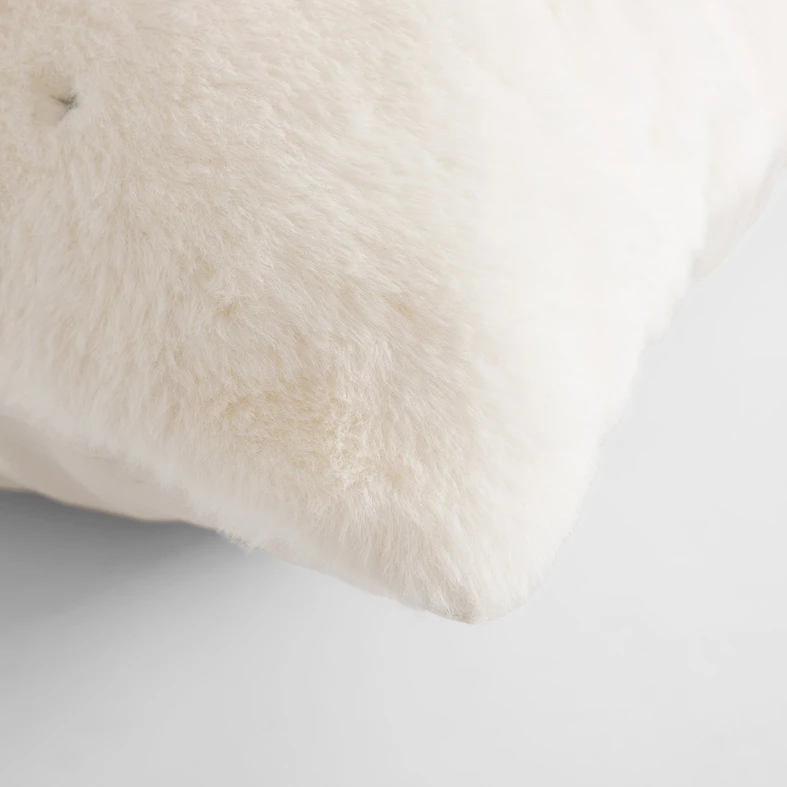 Vánoční povlak na polštář s větvičkou bílý LUCA 45x45 cm