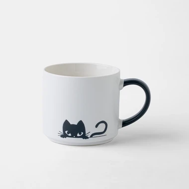 Porcelánový hrnek ČERNÁ KOČKA 470 ml