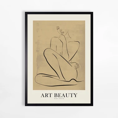 Obraz v černém rámu ART BEAUTY I 50x70 cm