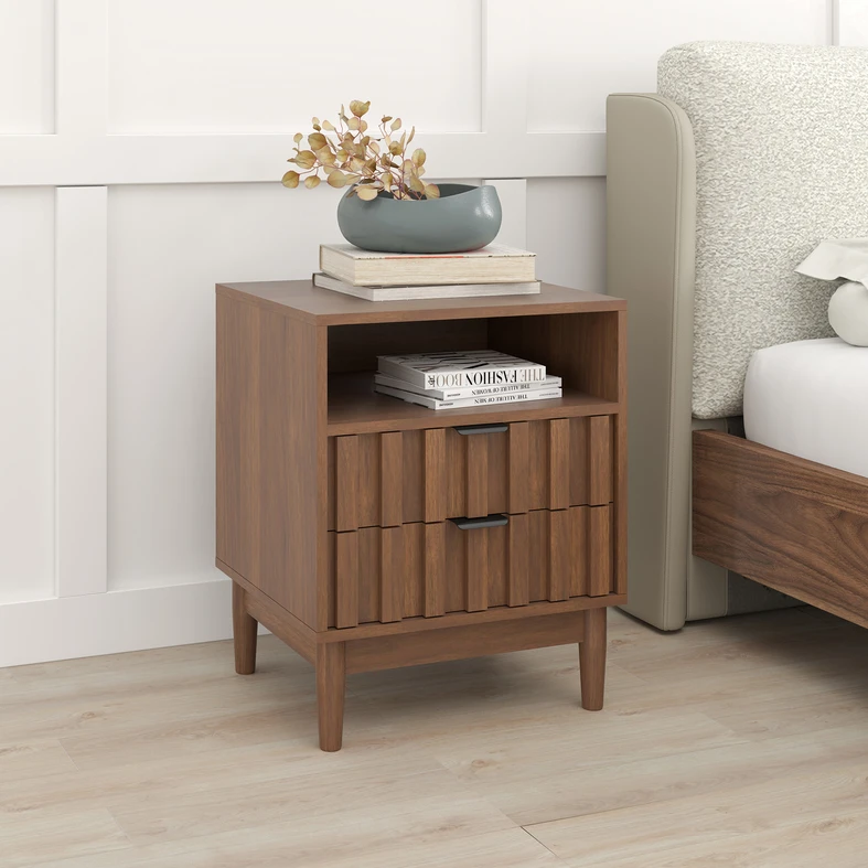 Aranżacja szafki nocnej w nowoczesnej sypialni