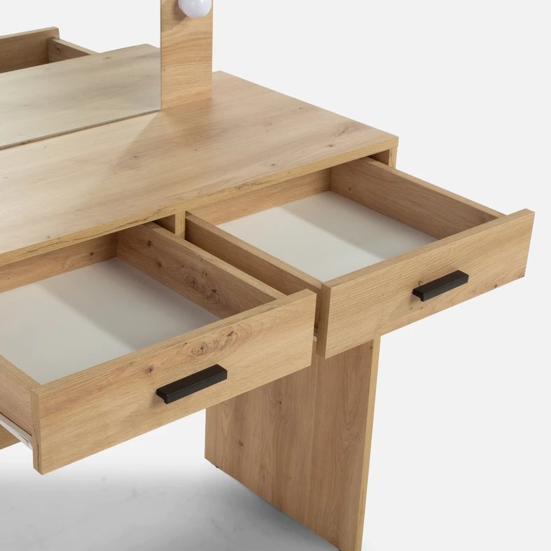 Toaletní stolek s osvětlením EMMA dub artisan