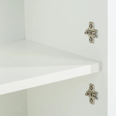 Vysoká knihovna DISEGNO WHITE OFFICE bílý lesk