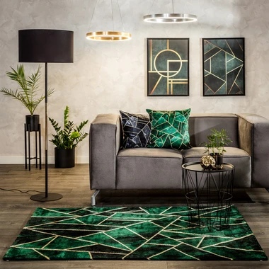 Zlaté závěsné LED svítidlo CARLO 60 cm