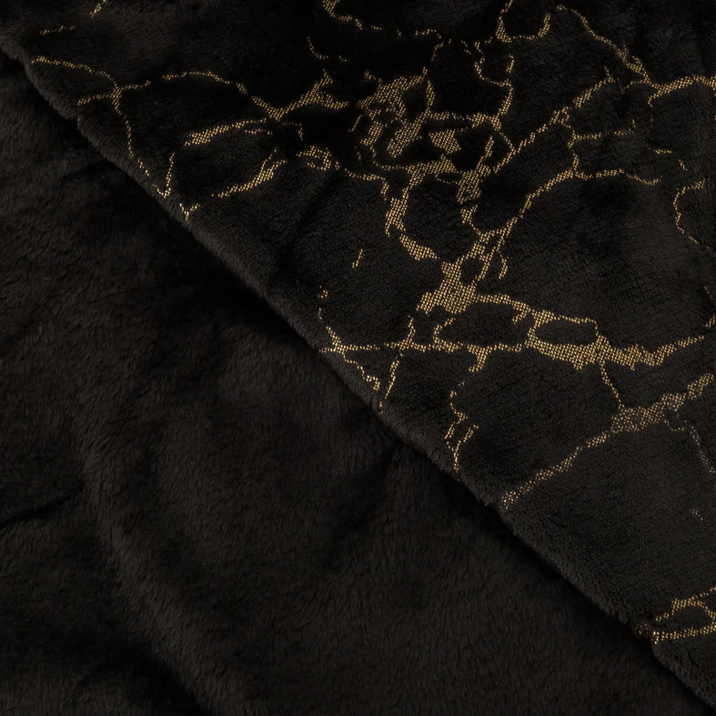 Deka do obýváku MARMO černá 150x200 cm