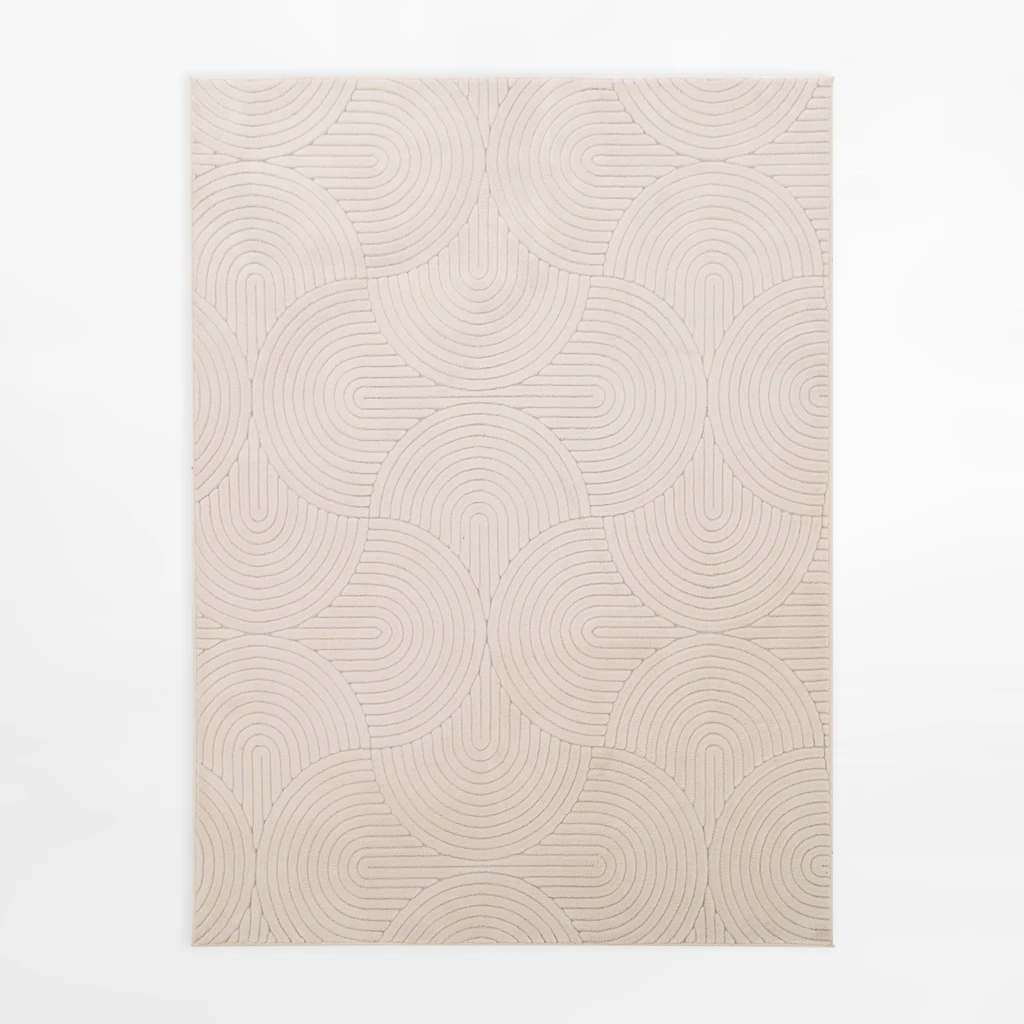 Koberec do obývacího pokoje MODERNO, krémový, 160x230 cm