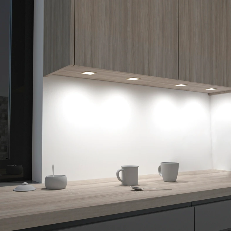 Osvětlení LED RGB 4-bodové SQUARE s ovladačem