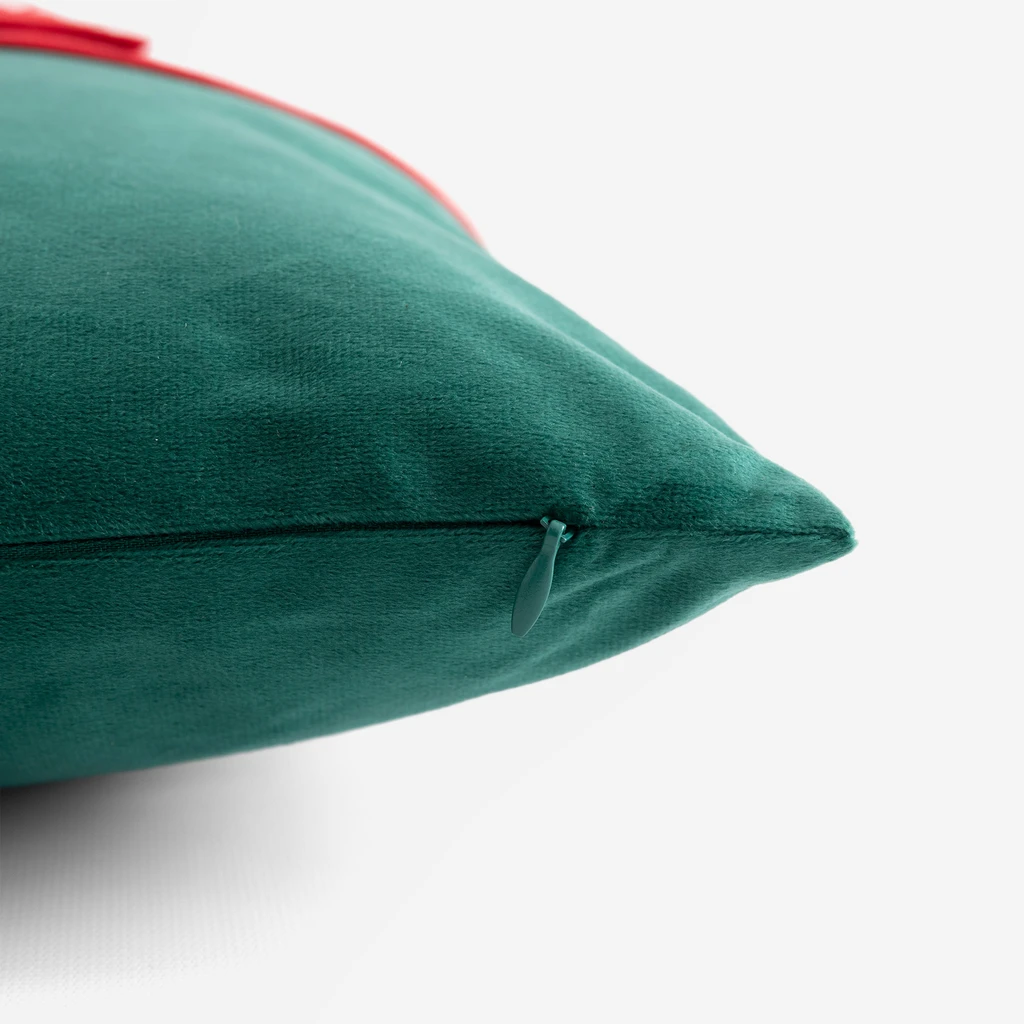 Polštář s mašlí zelený GIFT 45x45 cm