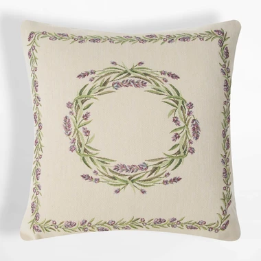 Dekorační polštář s rostlinným motivem GOBELIN 45x45 cm