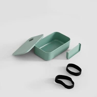 Zelený svačinový box LUNA PURE NORDIC 0,9 l