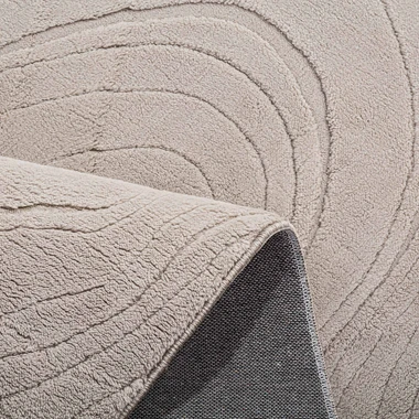 Béžový moderní koberec ACTION, 120x160 cm