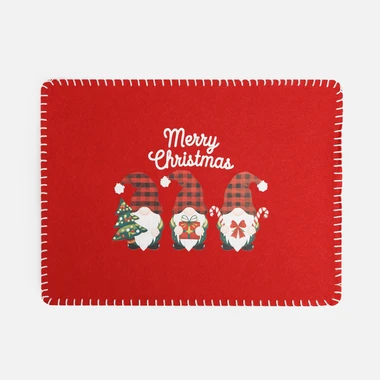 Podložka na stůl MERRY CHRISTMAS 40x30 cm červená