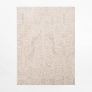 Koberec do obývacího pokoje MODERNO, krémový, 160x230 cm