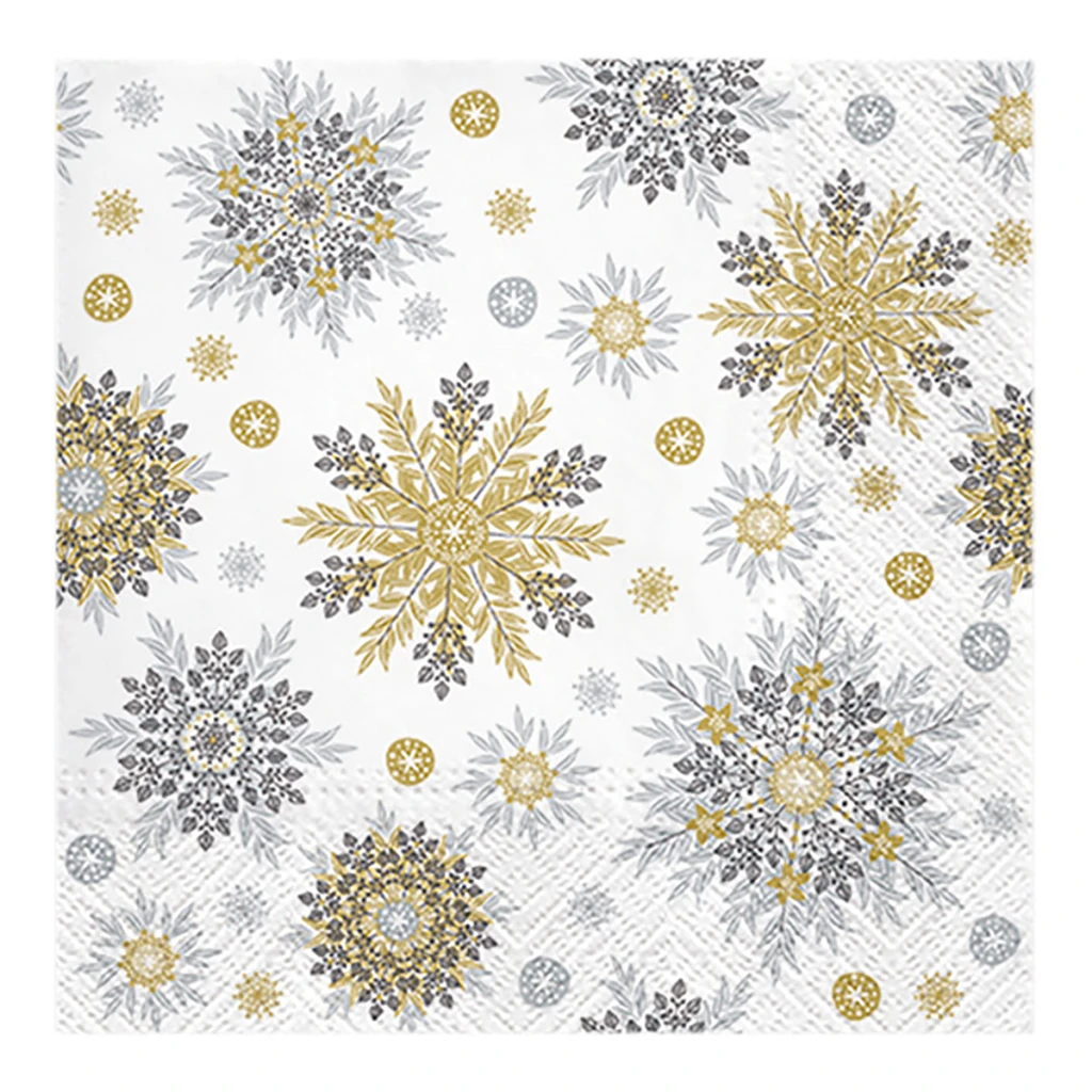 Ubrousky SNOWFLAKES 20 ks.