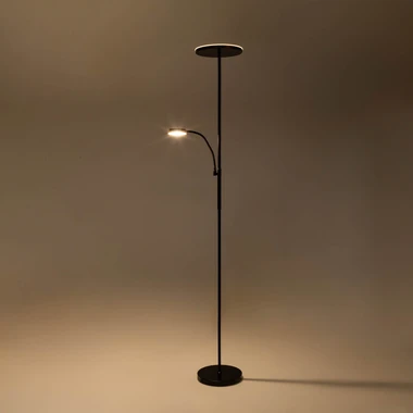 Stojací LED lampa MANDI černá