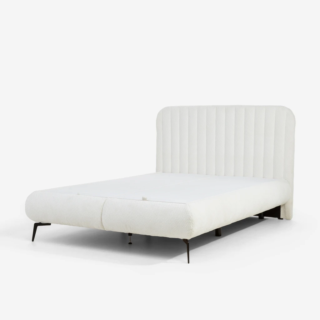 Postel boxspring VALO bílá 160x200