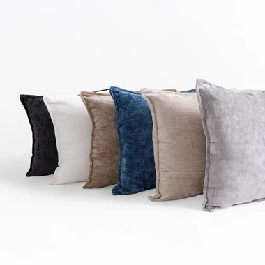 Dekorační povlak na polštář černý SOLLE 45x45 cm