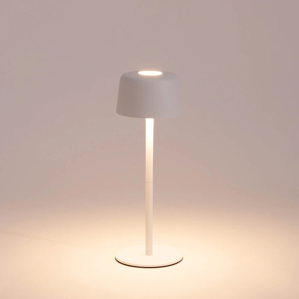 Wbudowane oświetlenie LED w lampie ma moc 2W, emituje strumień świetlny o wartości 80 lumenów.