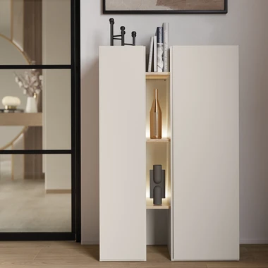 Dvoudveřový regál SIGMA 85 cm