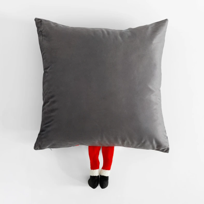 Povlak na polštář vánoční modrý MICKY 45x45 cm