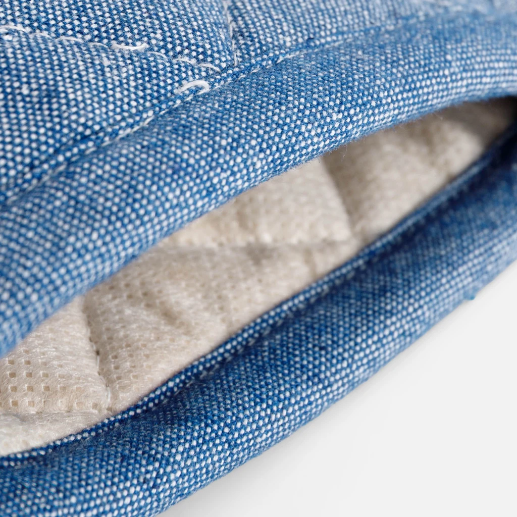 Kuchyňská chňapka s podložkou JEANS COLLECTION modrá.