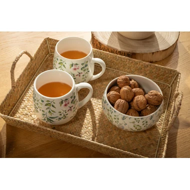 Květinový porcelánový hrnek 540 ml