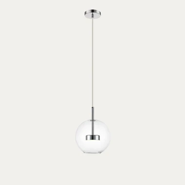 LED závěsné svítidlo koule ENCELADUS chrom
