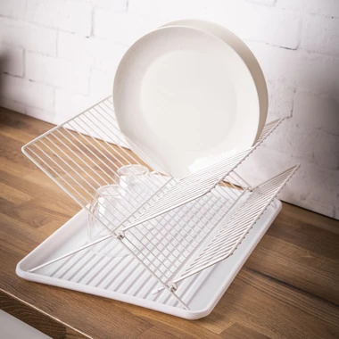 Skládací odkapávač s tácem 43x32x22 cm.