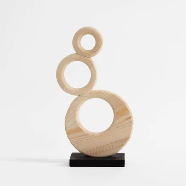 Dřevěná dekorativní figurka 34 cm