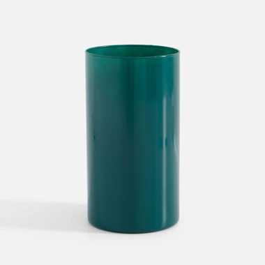 Skleněná váza zelená LUCA 29 cm