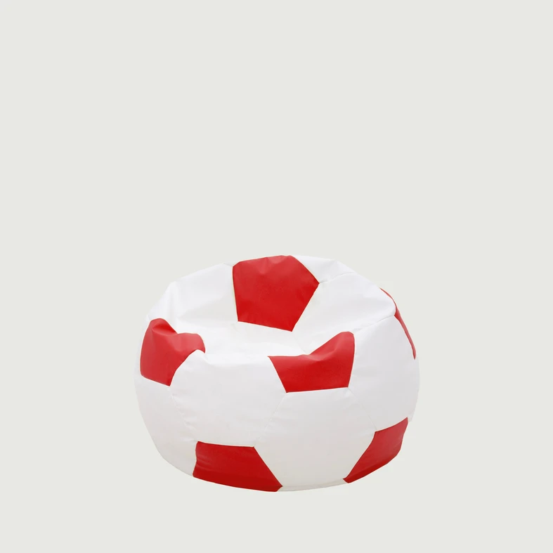 Sedací vak SPORT L bílo-červený