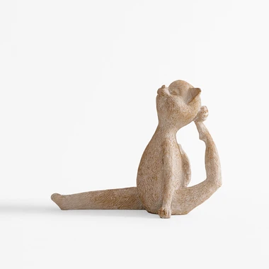 Dekorativní figurka, kočka, 14 cm, MIX