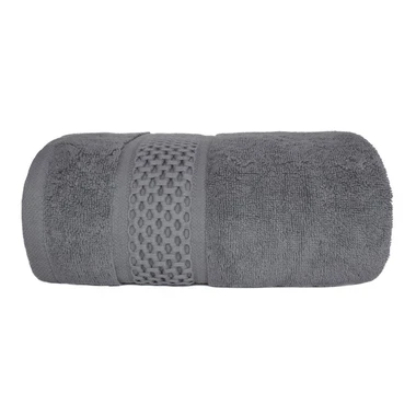Popelavý bavlněný ručník ASTI 50x90 cm