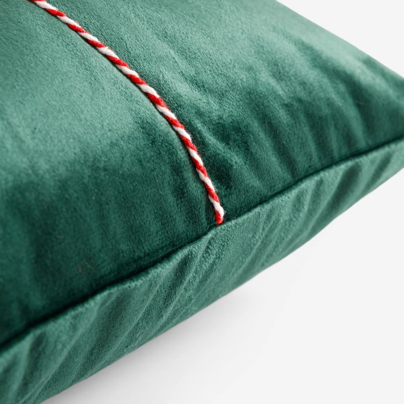 Vánoční povlak na polštář xmas zelený HOHHO 30x50 cm